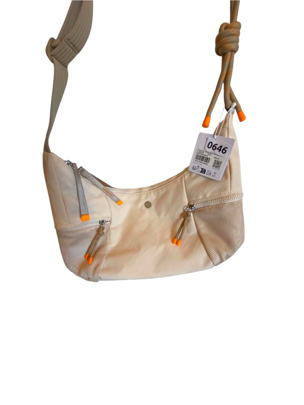 NWT Lululemon Slouchy Sling Bag Paracord TAN